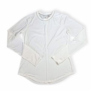 ATHLETA Women’s White Long Sleeve Momentum Seamless Top Size Small Style #353239